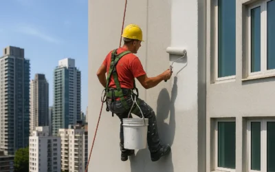 Tipos de pintura recomendados para edificios altos